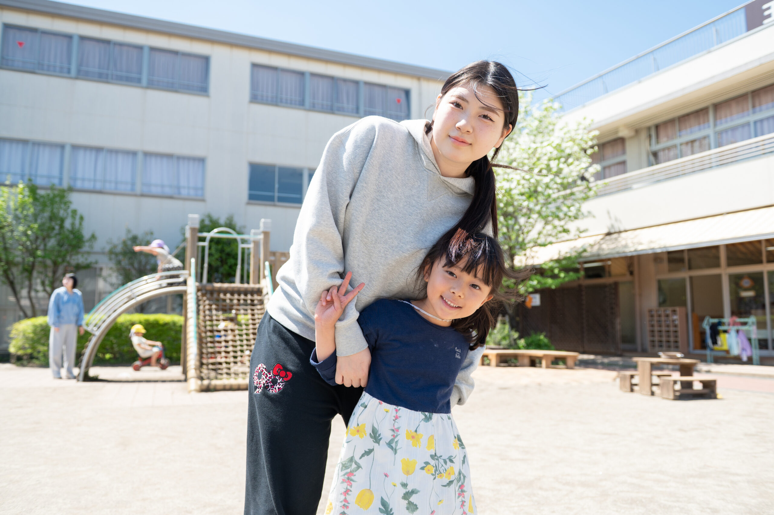 教室から、こどもが見える。